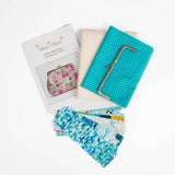 Large Clasp Purse Kit- Abstract Blue