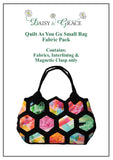 Quilt as you go small Bag - Moda Playground Fabric Pack (NO TEMPLATES)