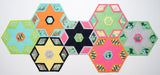 Star in a Hexagon- Set of 3 templates- 1¼"
