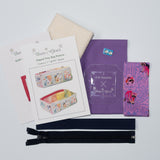 Zipped Tray bag - Tula Pink Racoons- Violet