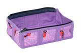 Zipped Tray bag - Tula Pink Racoons- Violet