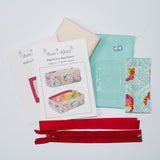 Zipped Tray bag - Tula Pink Racoons- Turquoise