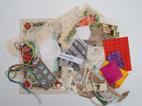 Slow Stitching Doily Fabric and Treasure pack