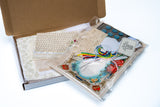Slow Stitching Doily Fabric and Treasure pack