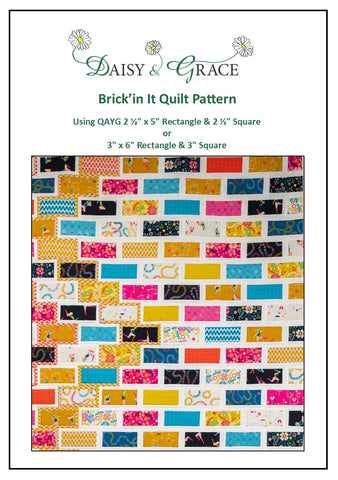 Brick'in It Quilt Pattern