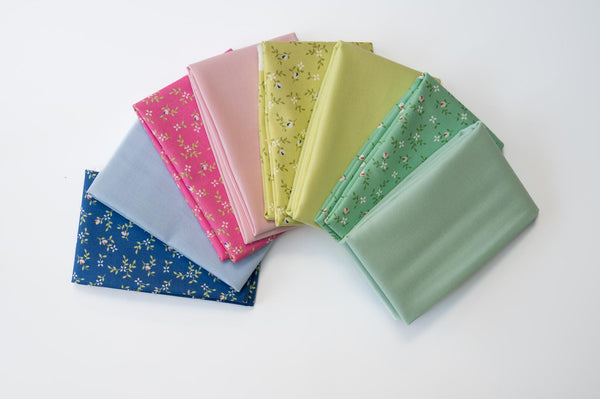 Floral Bright Fat 1/4 Bundle - 1