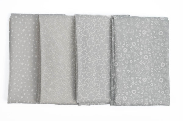 Grey Ditsy Fat 1/4 Bundle