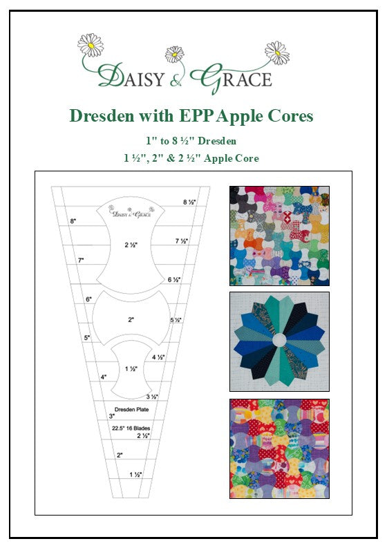 Set of Apple Cores Quilt Stamps Set of Apple Cores Quilt Stamps