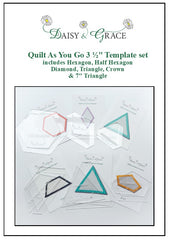 3 1/2" QAYG Set of 6 templates