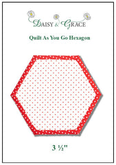 "Quilt As You go" Template - 3 1/2" Hexagon