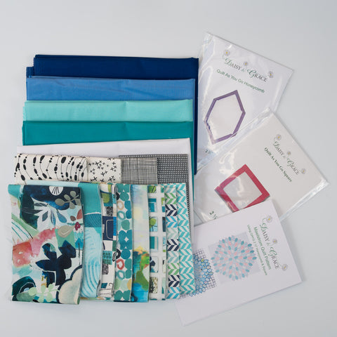 Maelstrom Quilt Kit - Blue