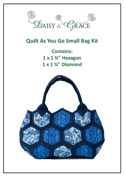 Quilt as you go Small Bag Kit - Liberty Garden Party