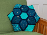 Star in a Hexagon Cushion Fabric Kit- Firefly