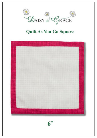 "Quilt As You Go" Template - 6" Square