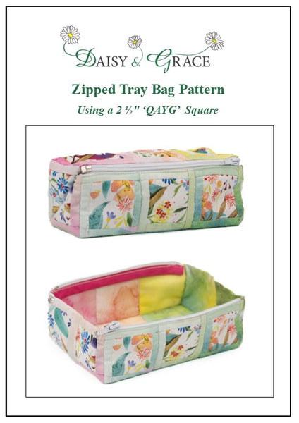 Zipped tray bag Pattern