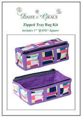 3" Square Tray bag - Violet Bauhaus