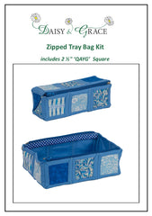 2 1/2" Square Tray bag - Liberty Blue