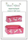 2 1/2" Square Tray bag - Pink Chic
