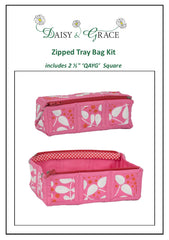 2 1/2" Square Tray bag - Pink Chic
