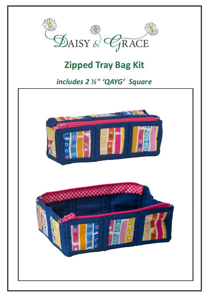 2 1/2" Square Tray bag - Washi Tape