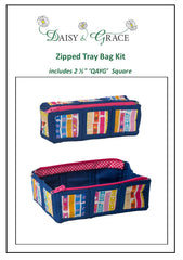 2 1/2" Square Tray bag - Washi Tape