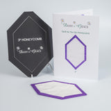 "Quilt As You go" Template - 3" Honeycomb