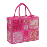Zipped Bucket Bag Kit & Templates - Pink Liberty
