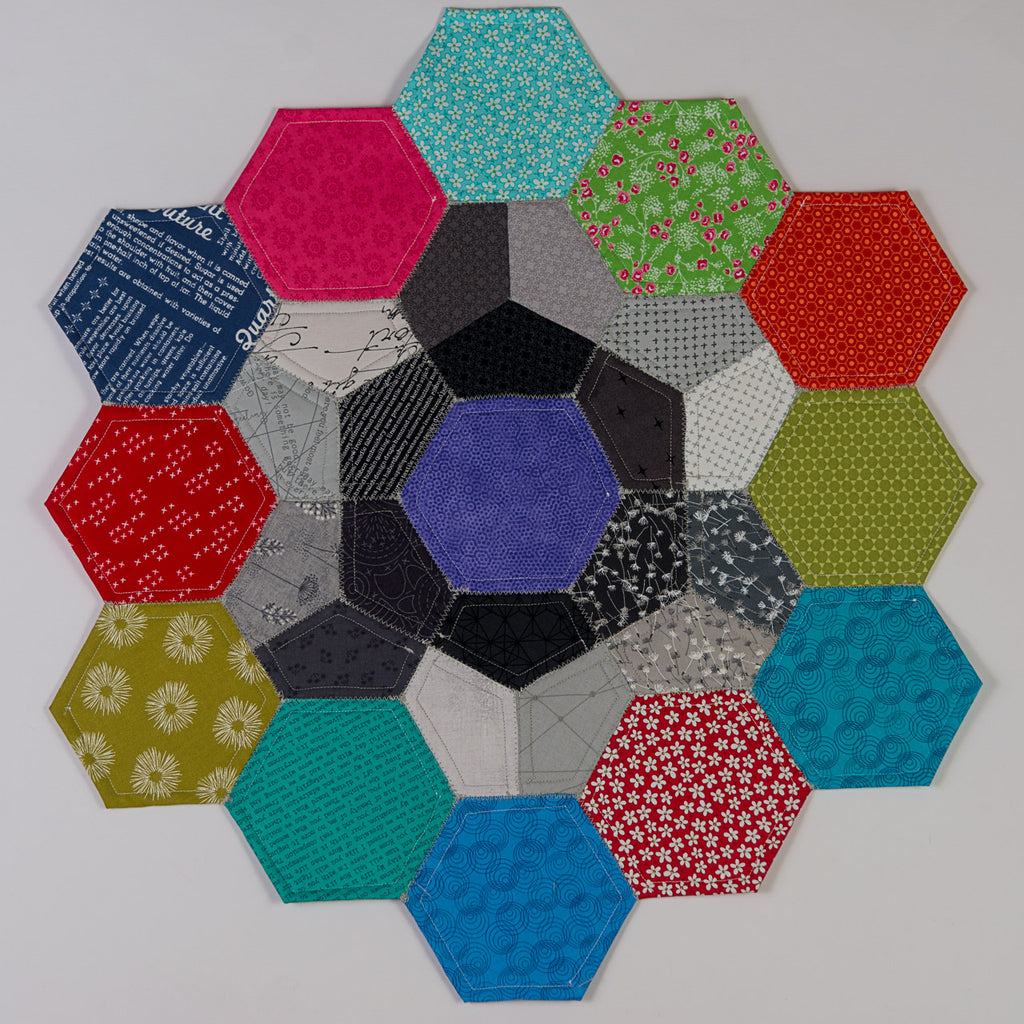 "Quilt As You Go" Template 2 1/2" Crown Daisy and Grace