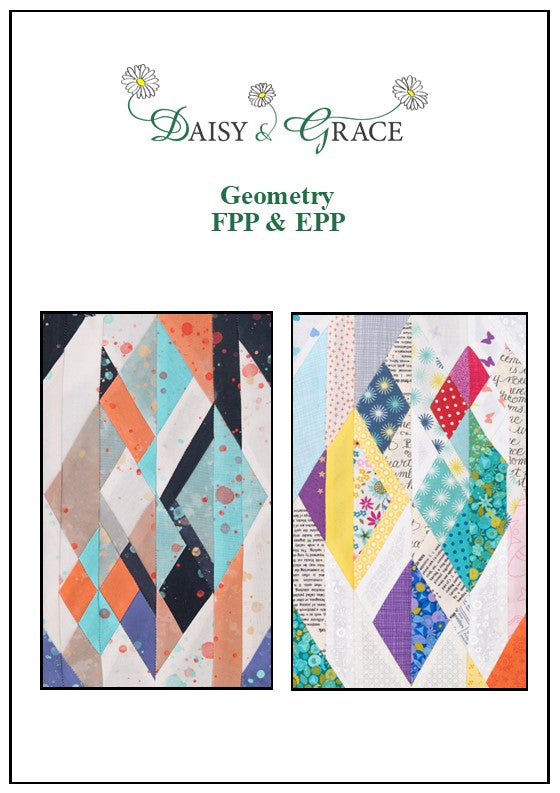 Epp Daisy Chain Pattern Daisy & Grace Geometry Stencils and FPP & EPP patterns – Daisy and Grace