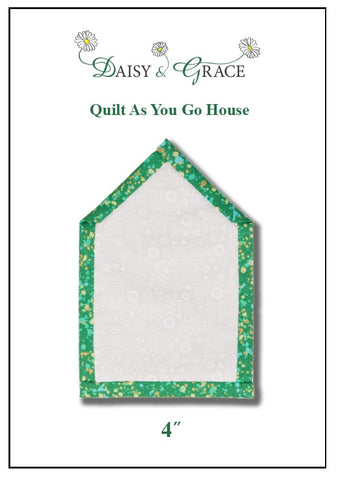 "Quilt As You go" Template - 4" House