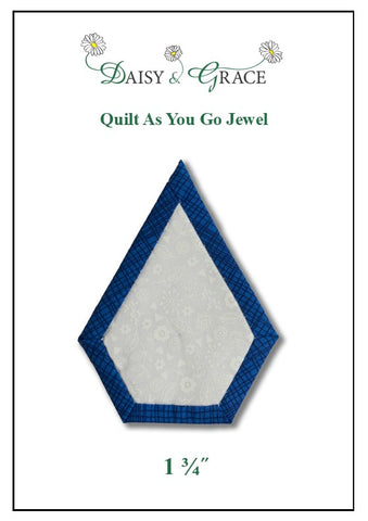 "Quilt As You go" Template - 1 3/4" Jewel