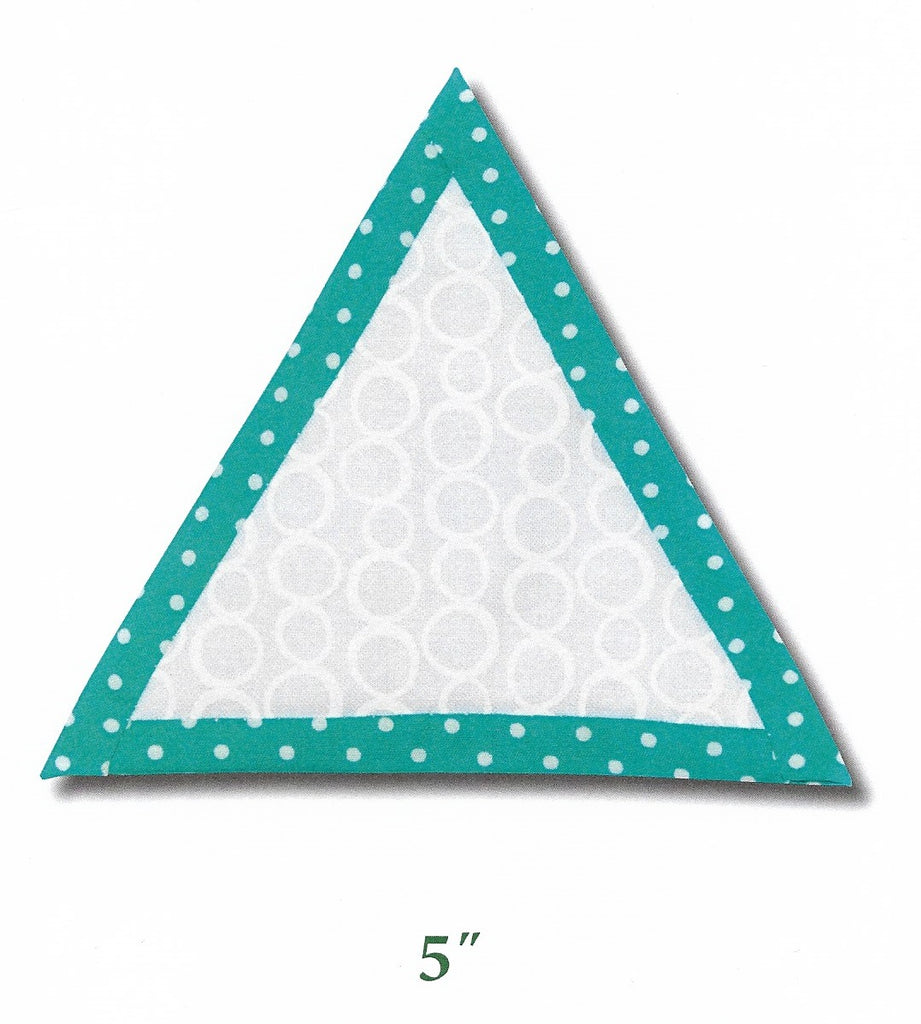 "Quilt As You Go" Template 5" Triangle Daisy and Grace