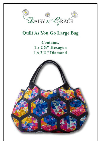 Quilt as you go Large Bag Template set