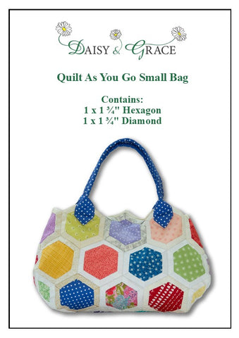 Quilt as you go Small Bag Template set