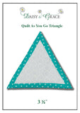"Quilt As You Go" Template - 3 1/2" Triangle