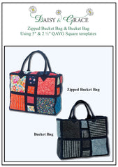 'QAYG' Zipped Bucket Bag & Bucket Bag Pattern