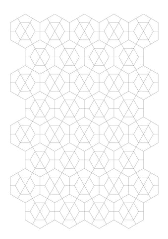 QAYG Crown, Diamond & Triangle Design Sheet