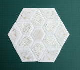Star in a Hexagon- Set of 3 templates- 1¼"