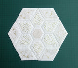 Star in a Hexagon- Set of 3 templates- 1 1/4"